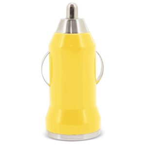 CARGADOR DE COCHE USB AMARILLO