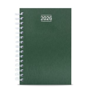 AGENDA ANILLA METALIZADA "RAKI" VERDE