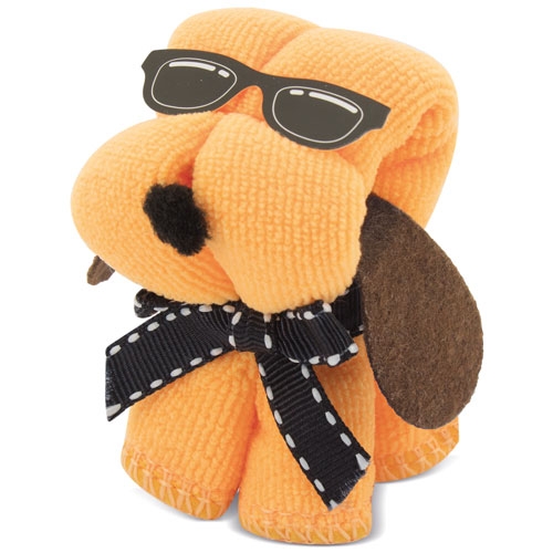 TOALLA PERRITO "SUN" NARANJA