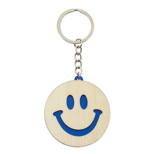 LLAVERO "SMILE" AZUL