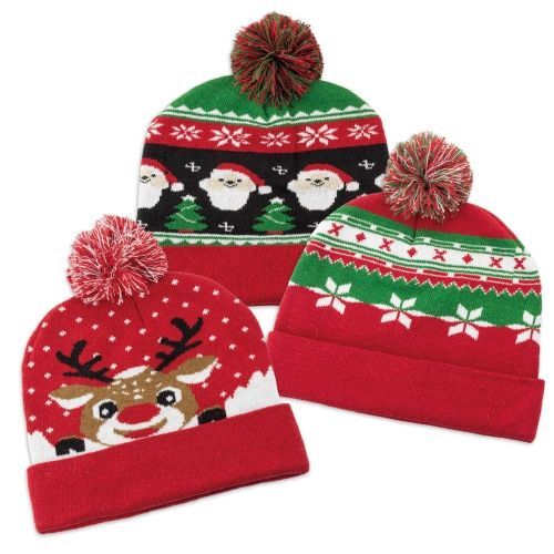 PACK DE GORROS NAVIDEÑOS “KIRAN” (3 PCS) PACK DE GORROS NAVIDEÑOS “KIRAN” (3 PCS)