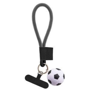 SUJETA MÓVIL FÚTBOL CON LANYARD "BLASIS" SUJETA MÓVIL FÚTBOL CON LANYARD "BLASIS"