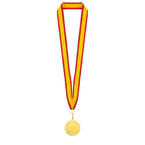 MEDALLA DE ORO "OLIMPIA" LANYARD ESPAÑA