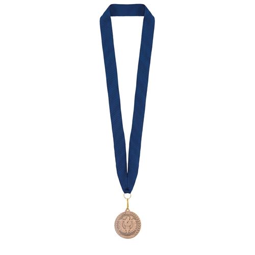 MEDALLA DE BRONCE "OLIMPIA" LANYARD AZUL MEDALLA DE BRONCE "OLIMPIA" LANYARD AZUL