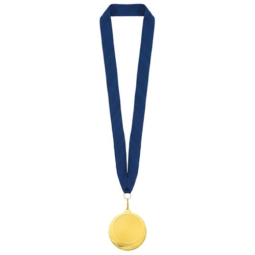 MEDALLA DE ORO "ZEUS" LANYARD MARINO MEDALLA DE ORO "ZEUS" LANYARD MARINO