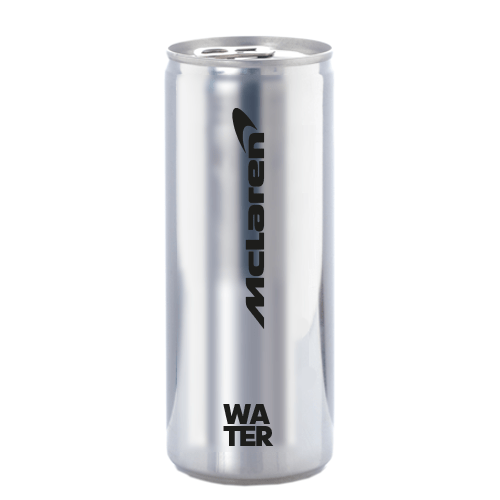 LATA AGUA 2% GAS DE ALUMINIO 25CL - IMPRESION DIRECTA 1 COLOR
