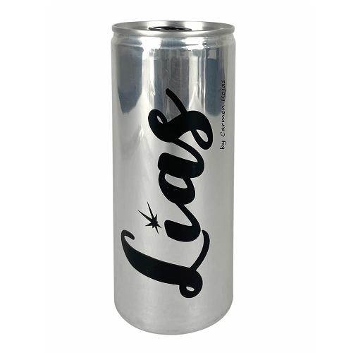 LATA AGUA 2% GAS DE ALUMINIO 25CL - IMPRESION DIRECTA 1 COLOR